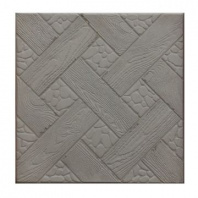 Плитка тротуарная бетонная Ялта 300х300х30 серая (11 шт/м2)