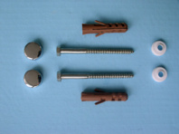 Крепеж унитаза к полу