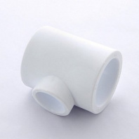 Тройник полипропиленовый переходной, белый 25х20х25 мм