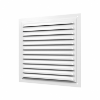 Решетка РВБ 300 вентиляционная металлическая белая (300х300)