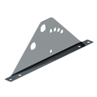 Стойка для снегозадержателя 420х145/2,0 зеленая 6005