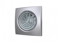 Вентилятор D 100 Aura с обратным клапаном 4С, темно-серый металл