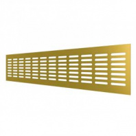 Решетка переточная алюминиевая с анодированным покрытием 4808 DP Al Champagne (480x80)