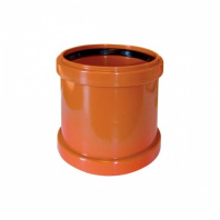 Муфта ПВХ для наружной канализации, 200 мм