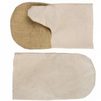 Рукавицы ХБ с брезентовым огнеупорным наладонником