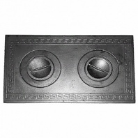 Плита садовая с 2 кольцами 585х340 ПС 2-1 (Бежецк)