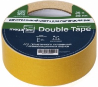 Скотч двусторонний для пароизоляции 38 мм.х25 м.