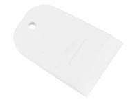 Шпатель резиновый белый, 80 мм