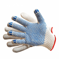 Перчатки х/б 6-ти нитка ПВХ