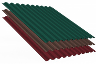 Профнастил С-21  0,4 мм. (1050х3000) RAL 8017 коричневый