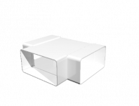 Тройник Т-образный пластик 60х120 612 ТПП