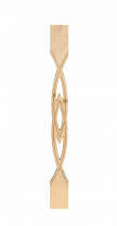 Балясина прорезная №1  90х20х900