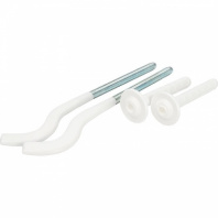 Кронштейн для радиатора с дюбелем анкерный 7х180 мм белый 