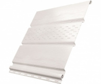 Сайдинг виниловый  Соффит с перфорацией (белый) (0,86 м2), 3 м