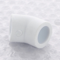 Уголок полипропиленовый, белый 45° 20 мм