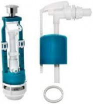 Арматура АБ бок. подводка,двухуровн. слив