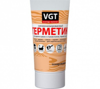 Герметик-тюбик силиконизированный для наружных и внутренних работ махагон ВГТ 0,16 кг