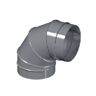 Отвод ВКО 100/90/10/0,5 оцинковка