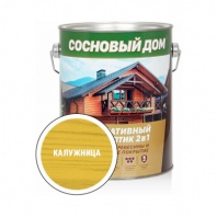 Состав декоративно-защитный для древесины Сосновый Дом красное дерево 2,7 л