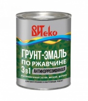 Грунт-эмаль по ржавчине 3 в 1 (зеленая) алкидная 1,8 кг ВИТеко