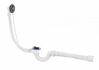 Сифон для раковины МиниЭлит 676 нержавеющая чаша+гибкая трубка 600 мм