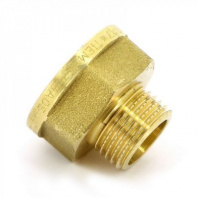 Муфта латунная переходная 1/2"х1/4", ВР-НР